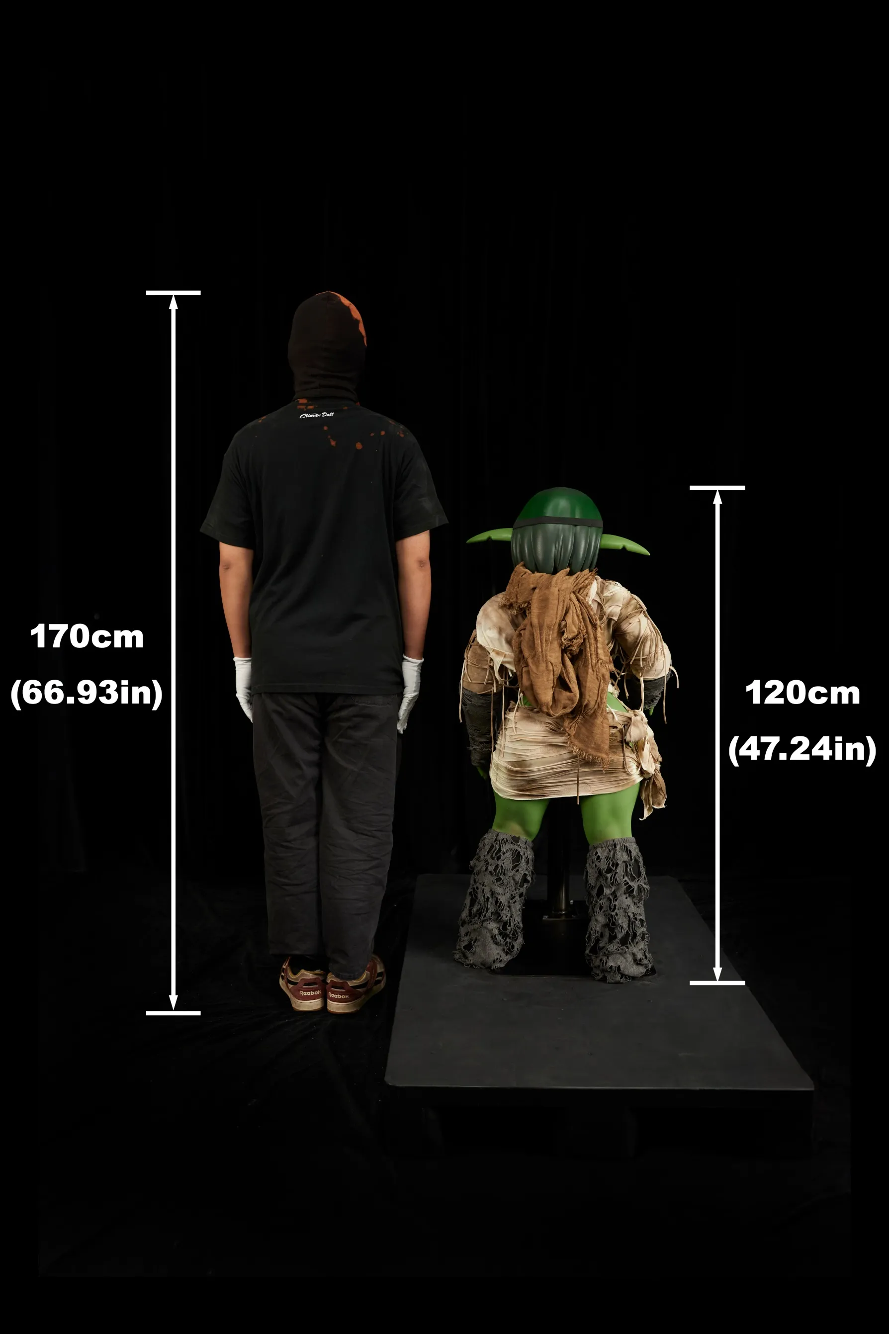 Climax Doll | SiF120cm/4ft Big Breasts Wasteland Punk Green Goblin Realistic Full Silicone Sex Toy - Barza 