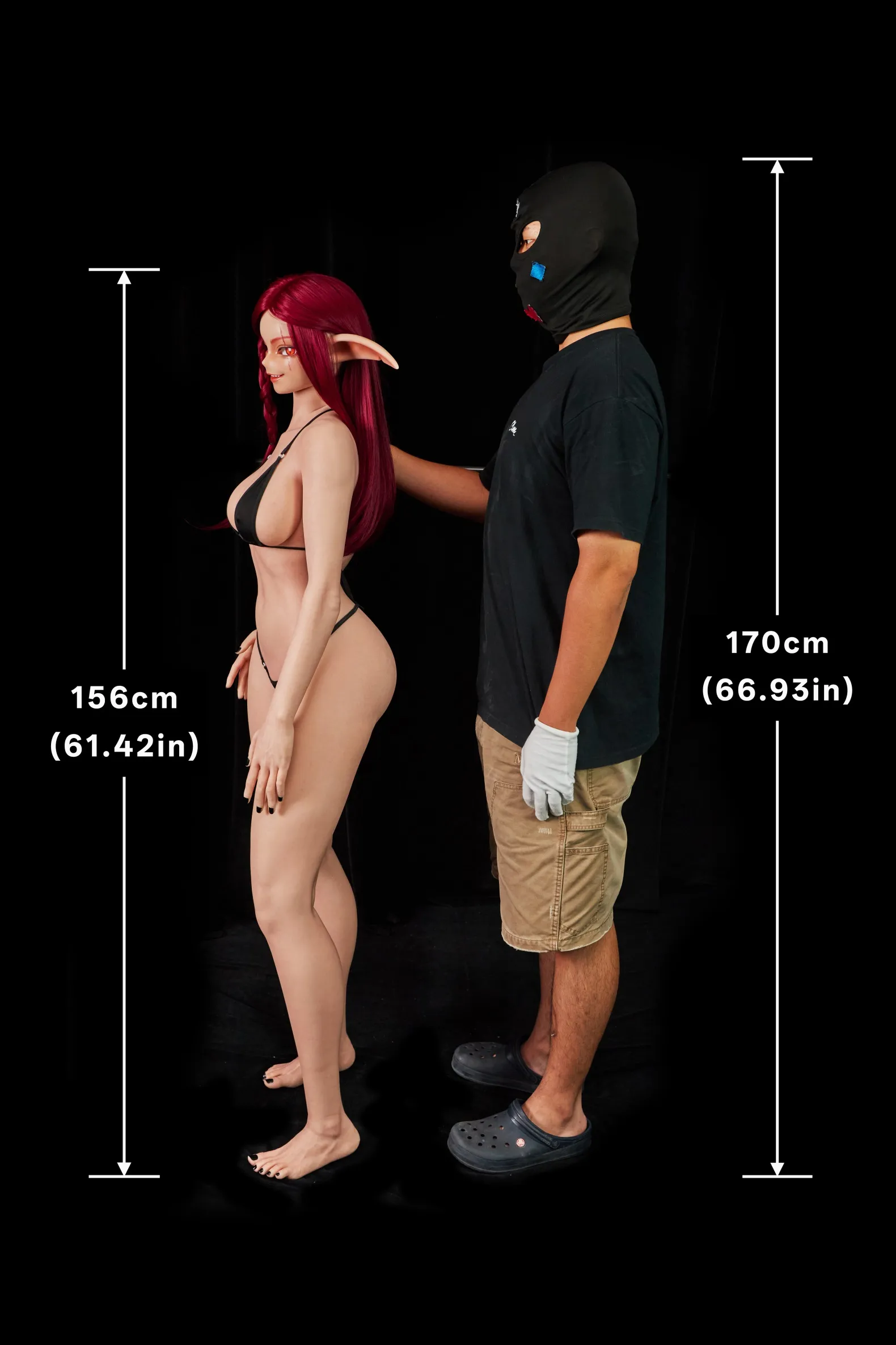Climax Doll | 156cm/5ft1 Small Breasts Anime Silicone Sex Doll - Bina
