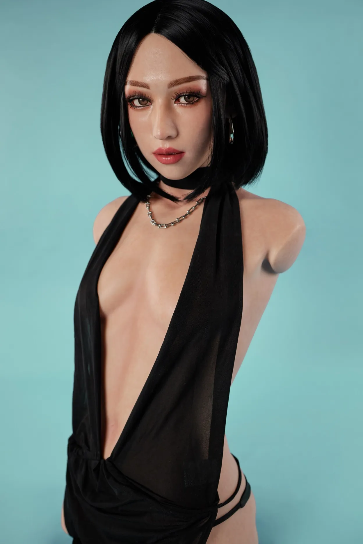 Climax Doll | ULW 80cm/2ft6 Flat Breasts Seductive Cold Mature Asian Realistic Silicone Torso Sex 661# - Moyoshi
