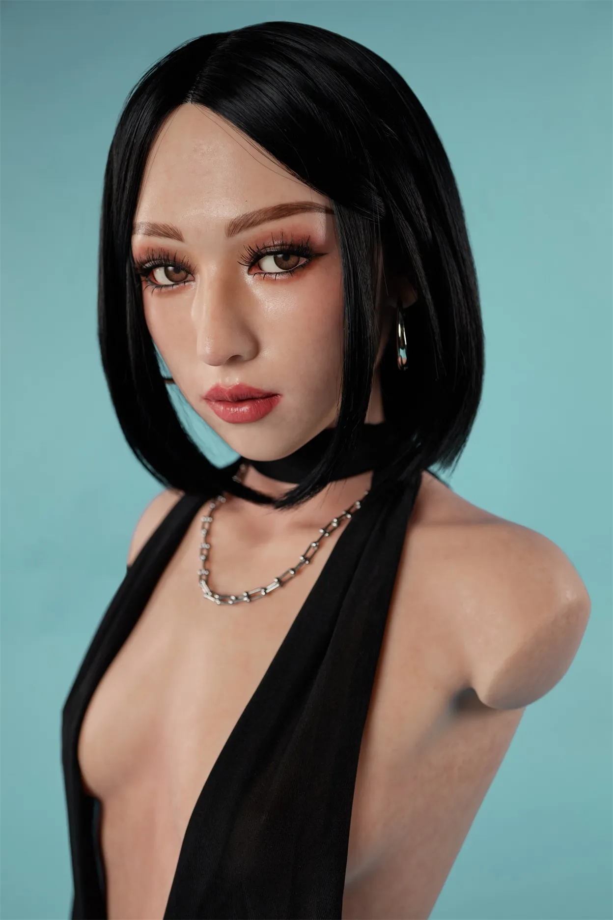 Climax Doll | ULW 80cm/2ft6 Flat Breasts Seductive Cold Mature Asian Realistic Silicone Torso Sex 661# - Moyoshi