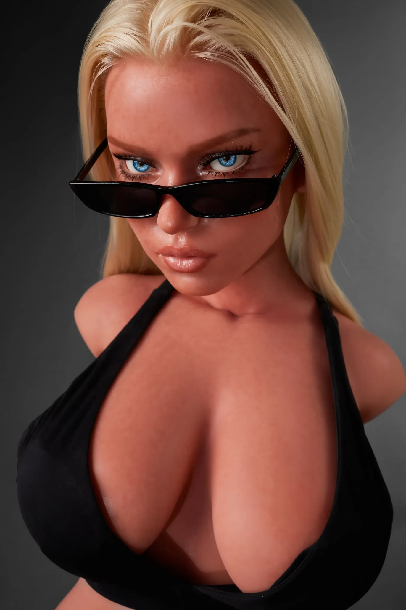 Climax Doll | ULW 100cm/3ft3 Small Breasts Seductive Cool Blonde Mature Lady Realistic Silicone Torso Sex 883# - Fiora