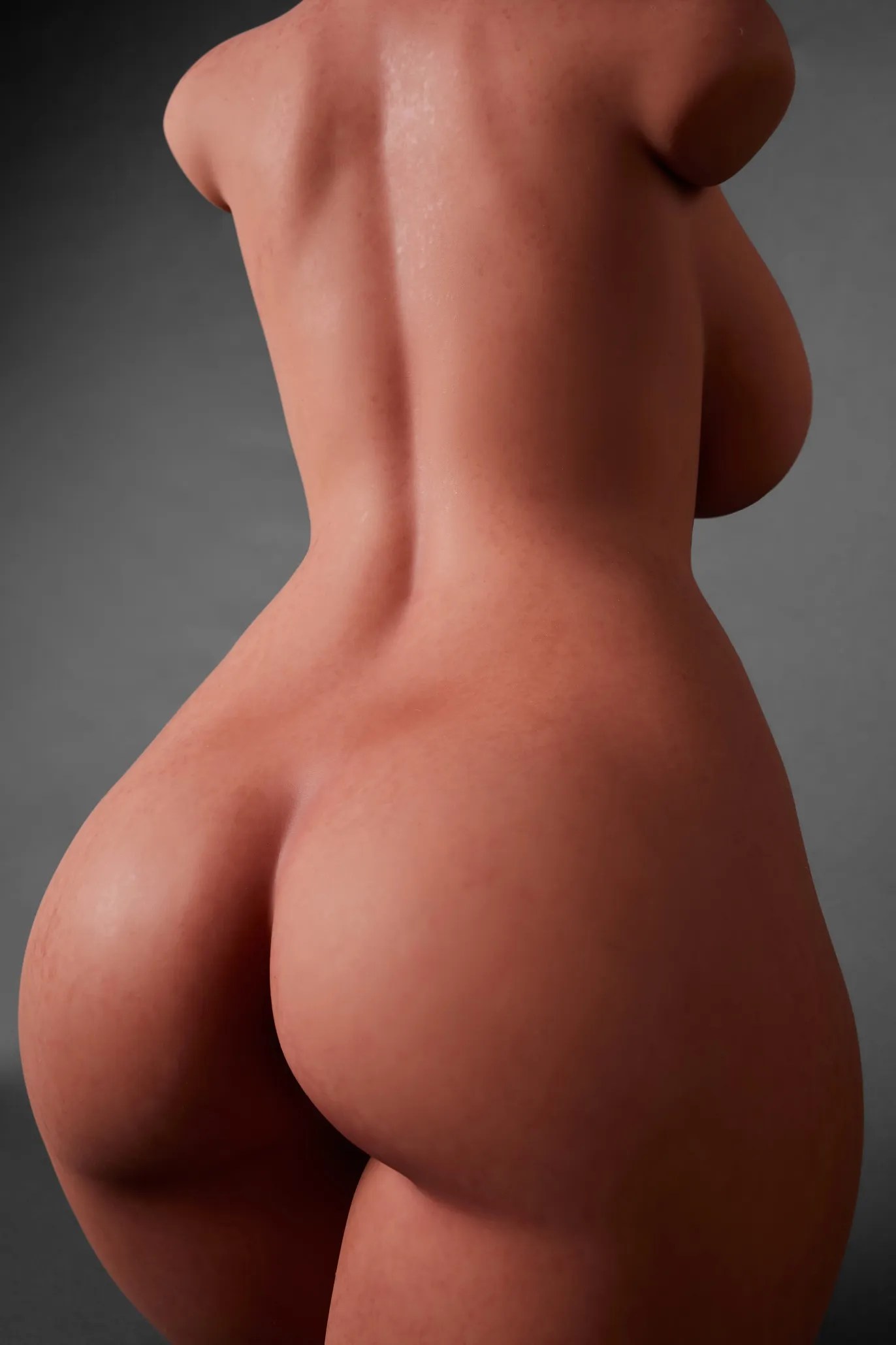 Climax Doll | ULW 80cm/2ft6 Small Breasts Realistic Silicone Torso Sex 883# - Fiora