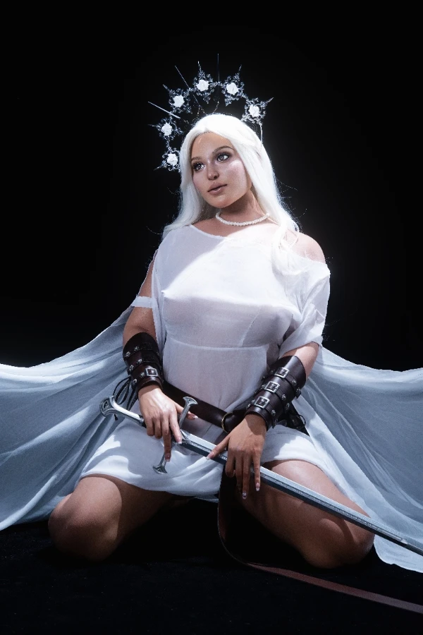 IDO Doll | 165cm/5ft5 D-Cup Alluring Dark Goddess Cosplay Full Silicone Sex Doll, Head #ID8H - Selena 