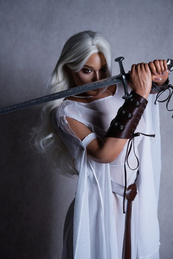 IDO Doll | 165cm/5ft5 D-Cup Alluring Dark Goddess Cosplay Full Silicone Sex Doll, Head #ID8H - Selena 