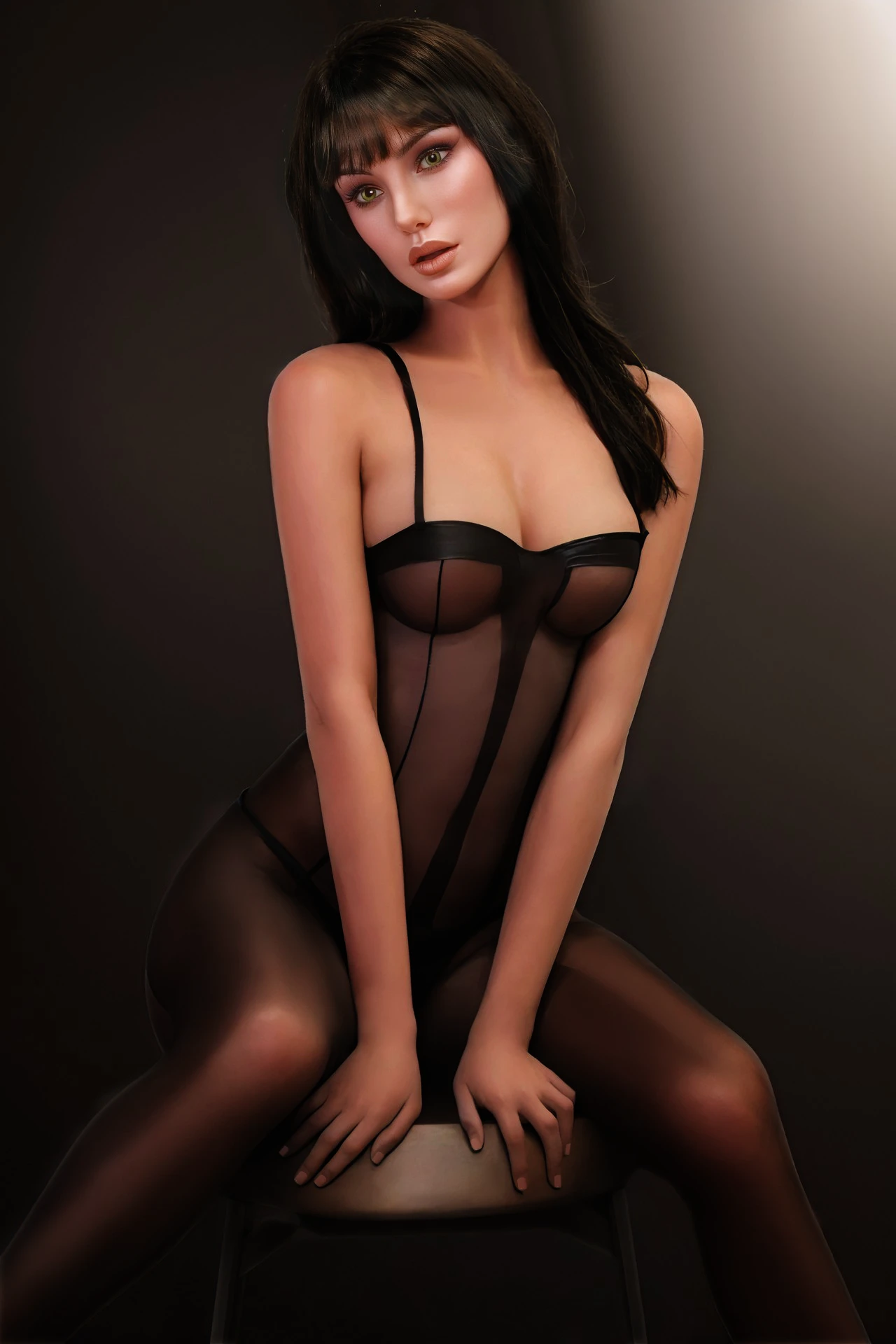 ORANGE IN® 166cm(5.5') 697# E-cup Seductive Exotic Beauty Silicone Head Sex Doll - Madison