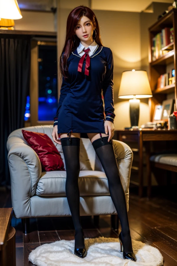 ORANGE IN® 165cm (5.5') 543# C-cup Sexy Japanese School Uniform Full Silicone Sex Doll - Anna