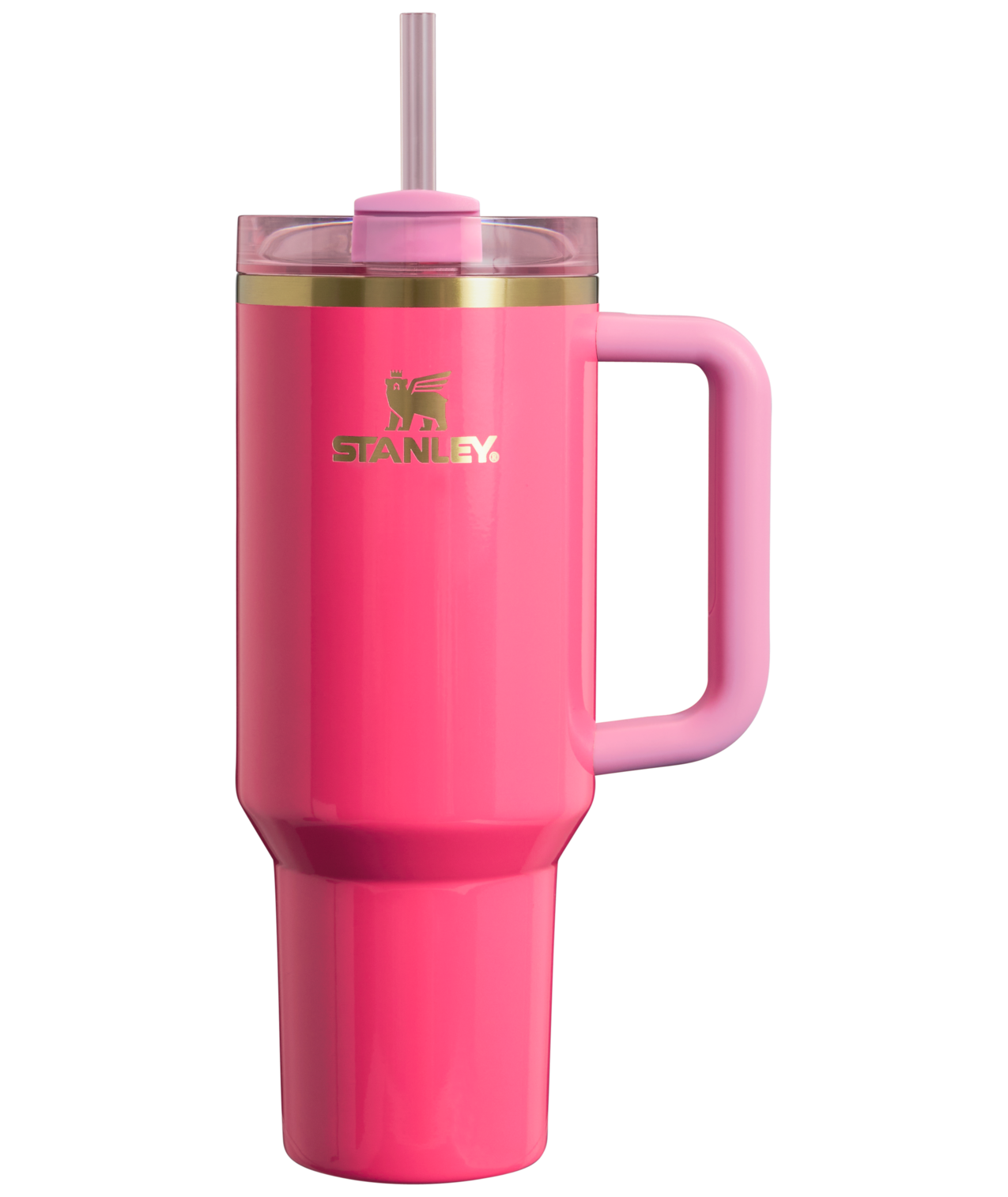 Stanley Citron Mix Adventure Quencher 40 Oz Travel Tumbler Yellow Pink Cup  40oz