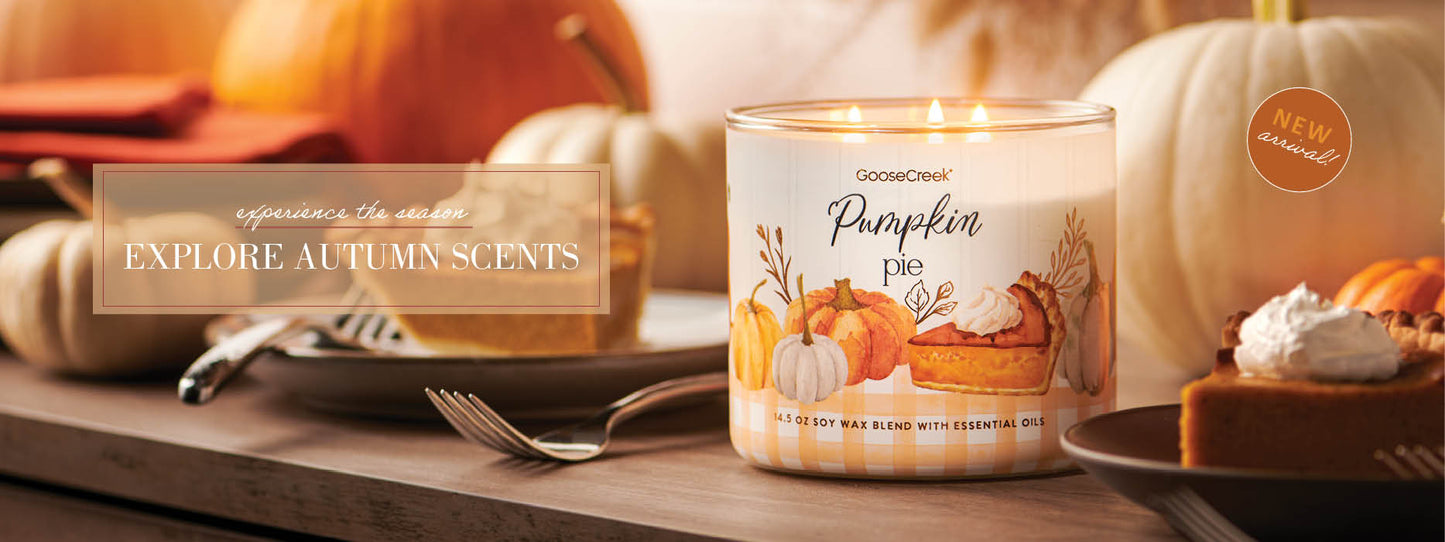 3 Wick Candles-Goose Creek Candle