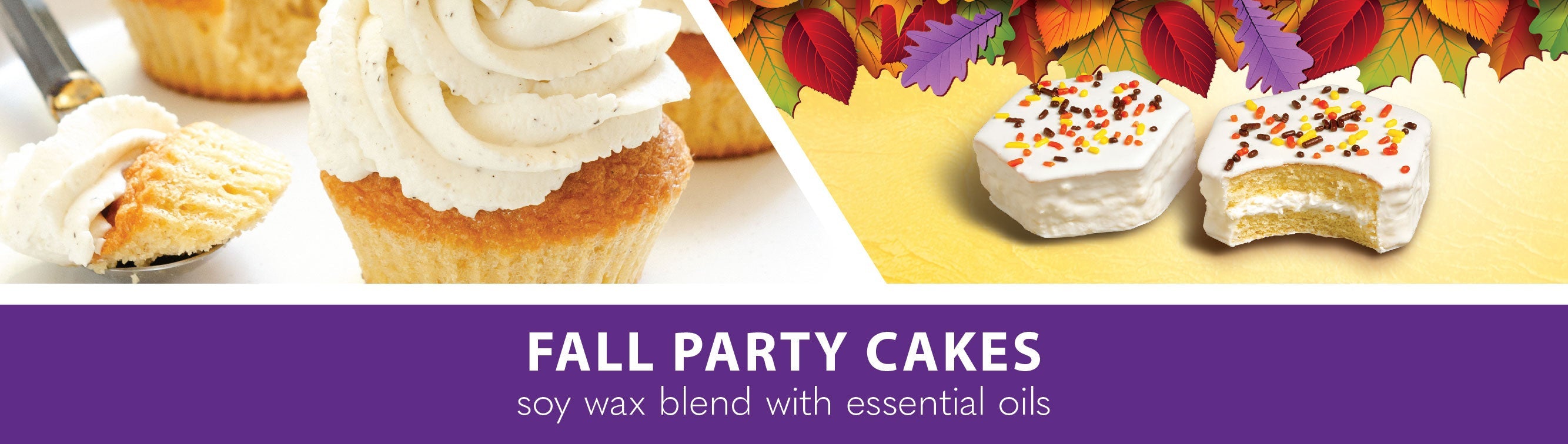 Fall Party Cakes Fragrance-gothtose crethtek Candle