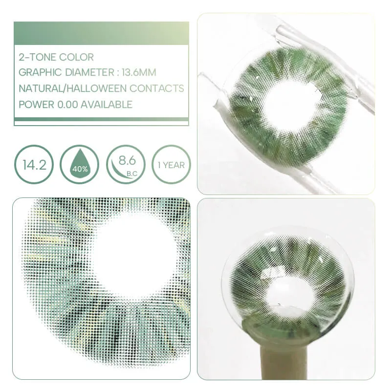 Eyeza Clover Shining Green | 1 Year