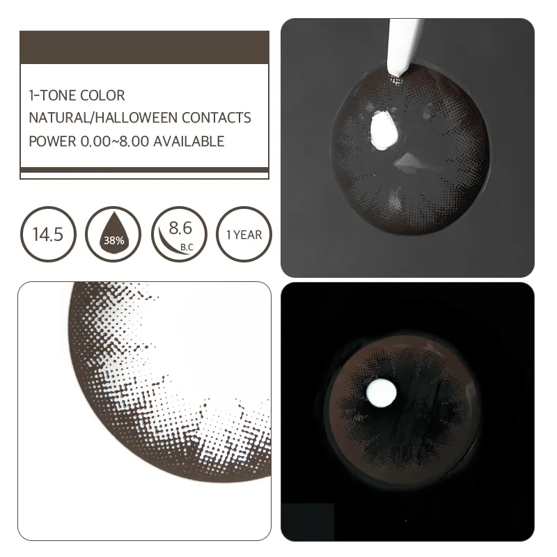 Eyeza Big Eyes Brown | 1 Year