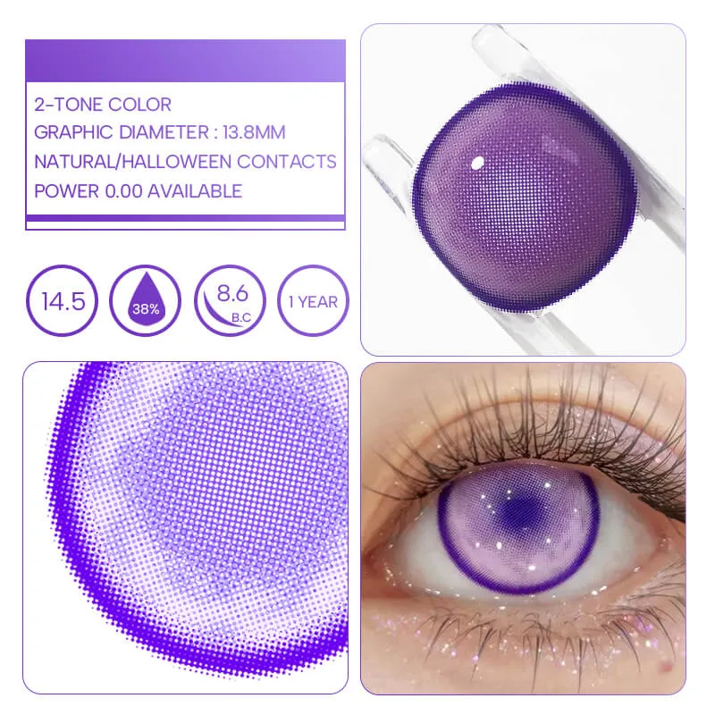 Eyeza Cyber Mesh Purple | 1 Year