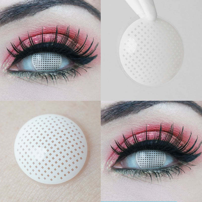 Eyeza White Mesh Colored Contacts | 1 Year