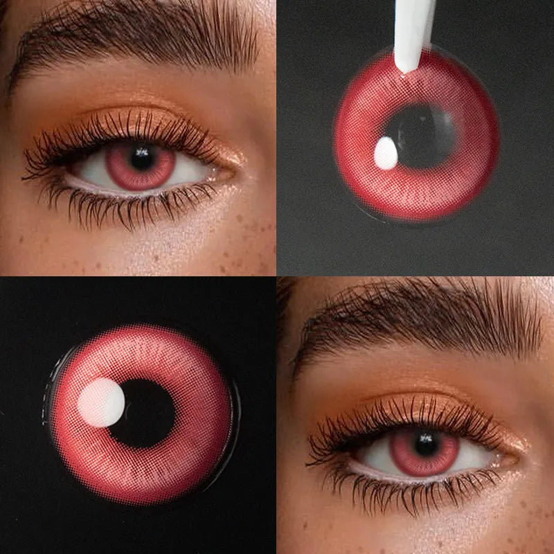 Eyeza Magic Coral Red  | 1 Year