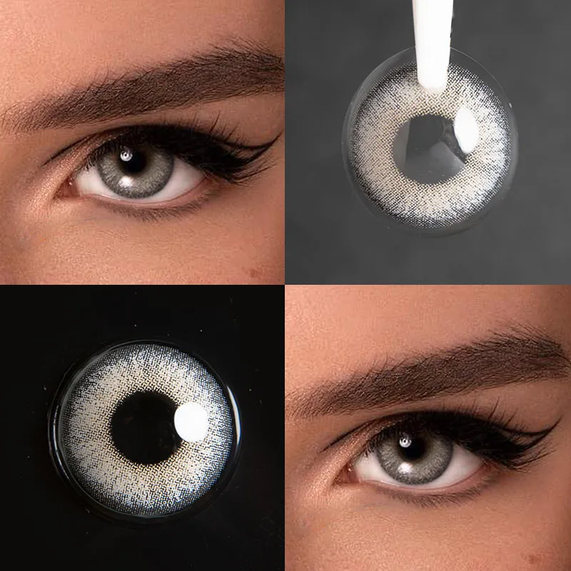 Eyeza Dubai Grey eye contact lenses