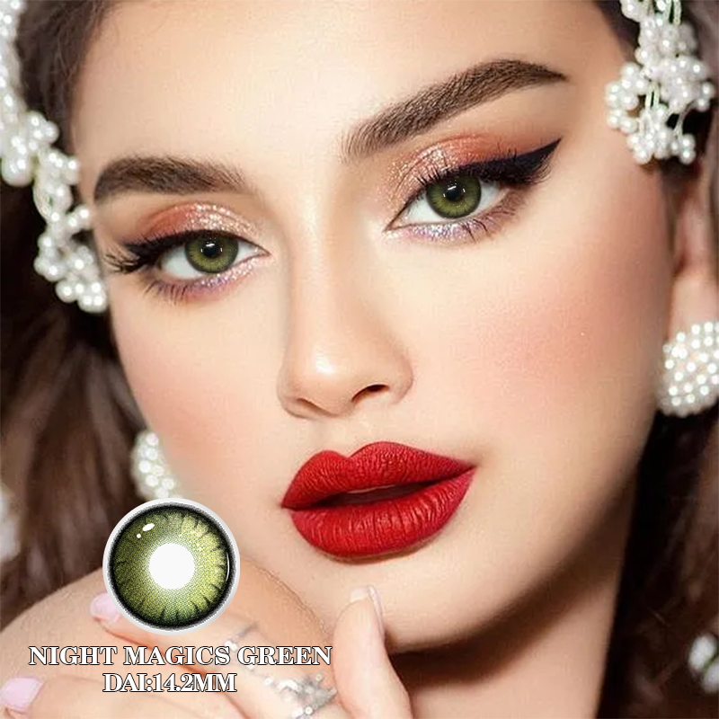 Eyeza Night Magics Green | 1 Year