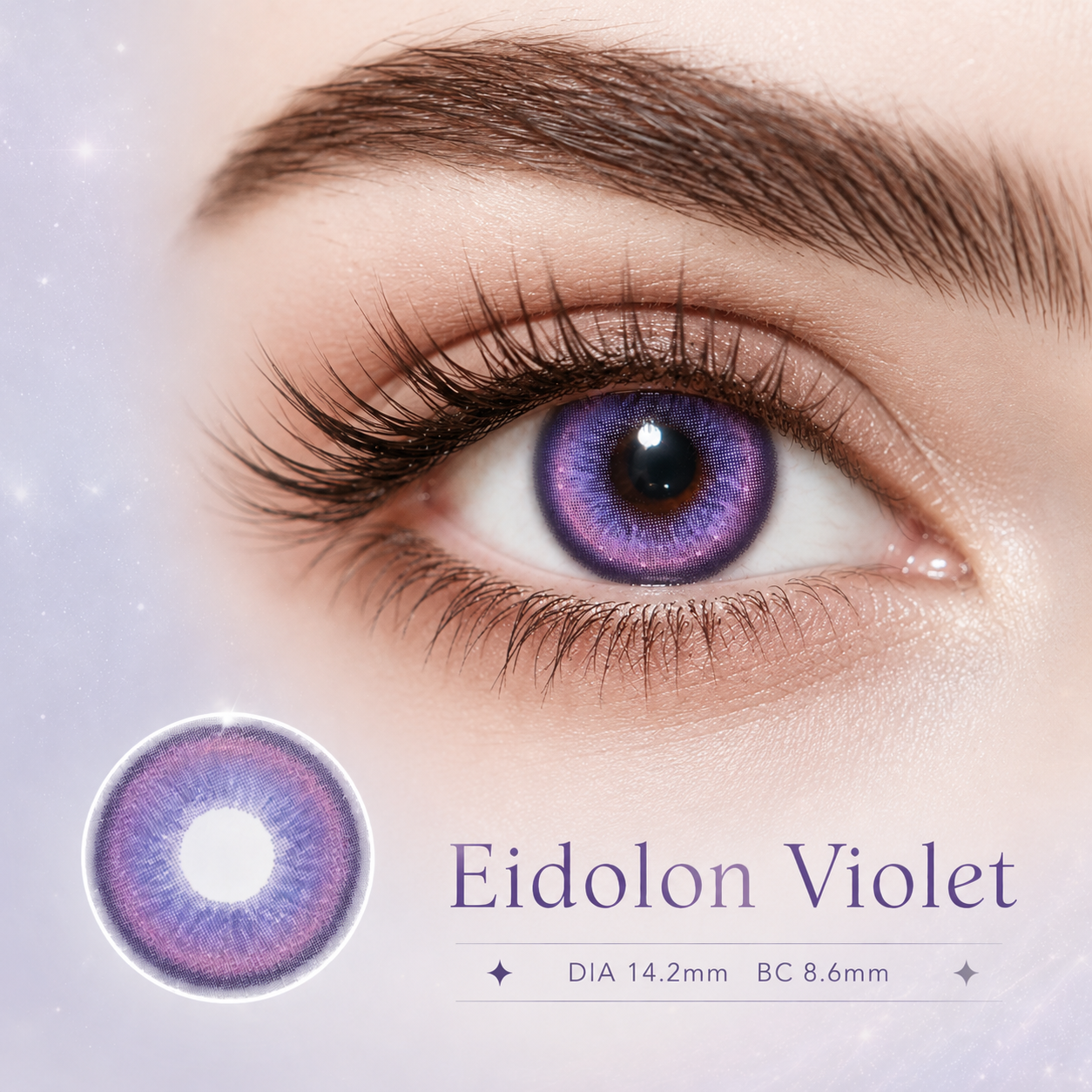 Eyeza Eidolon Violet | 1 Day