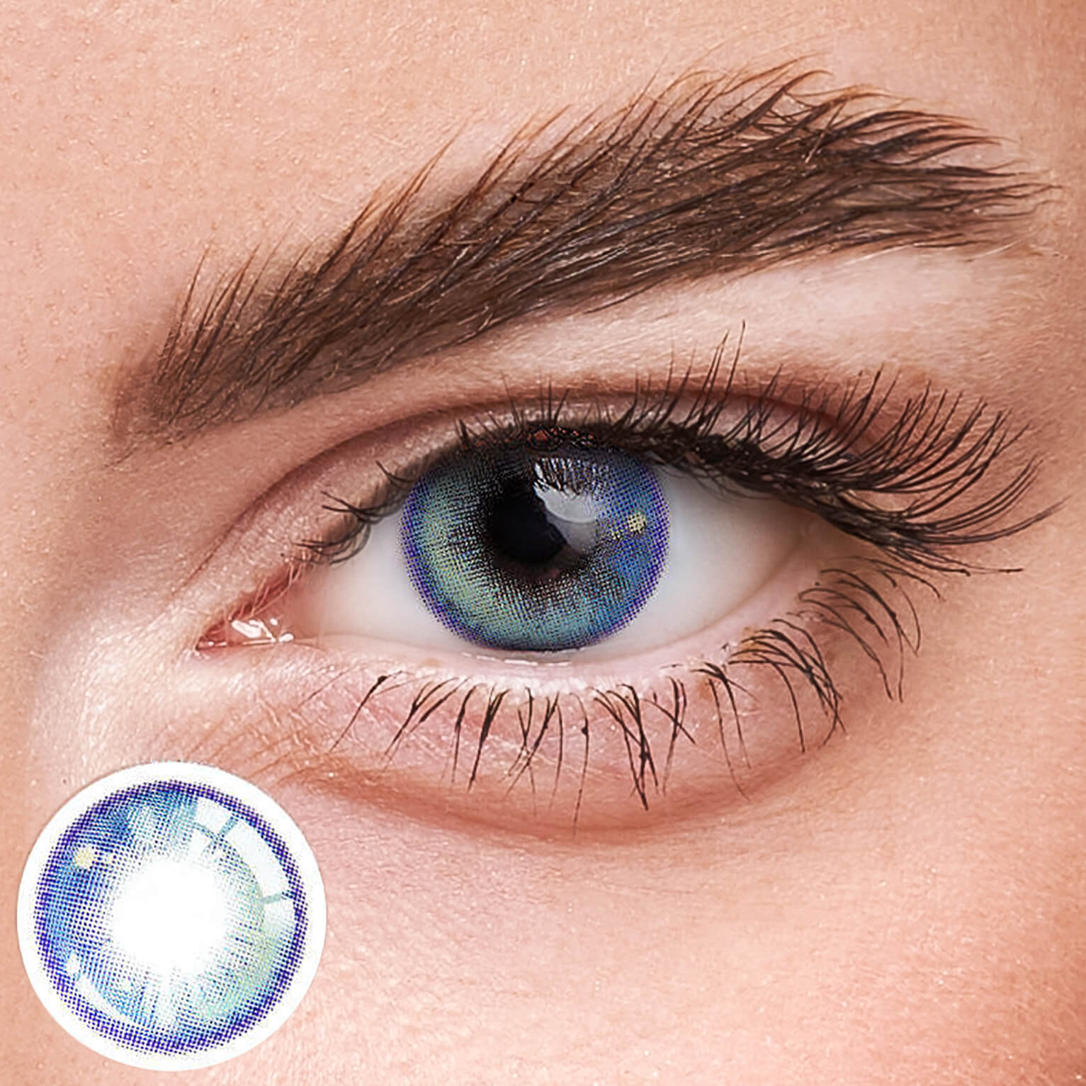 Eyeza Crystal Blue  | 1 Year