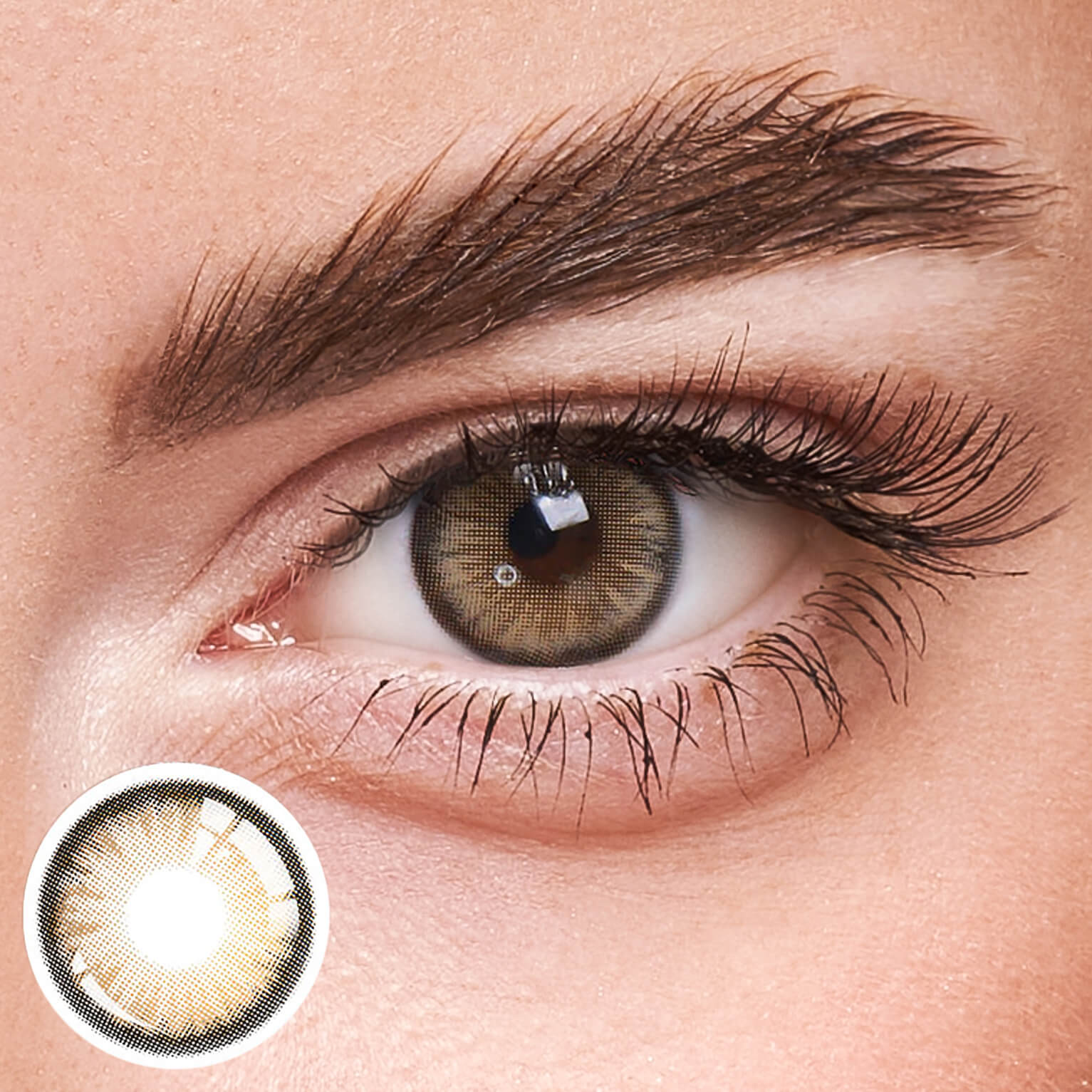 Eyeza Norko Brown Colored Contacts | 1 Year