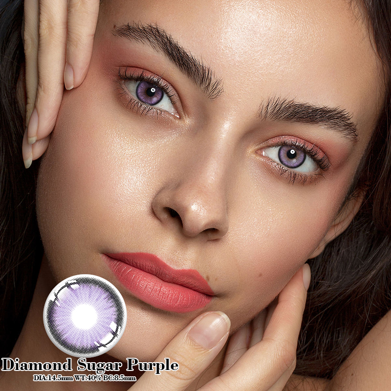 Eyeza Diamond Sugar Purple | 1 Year