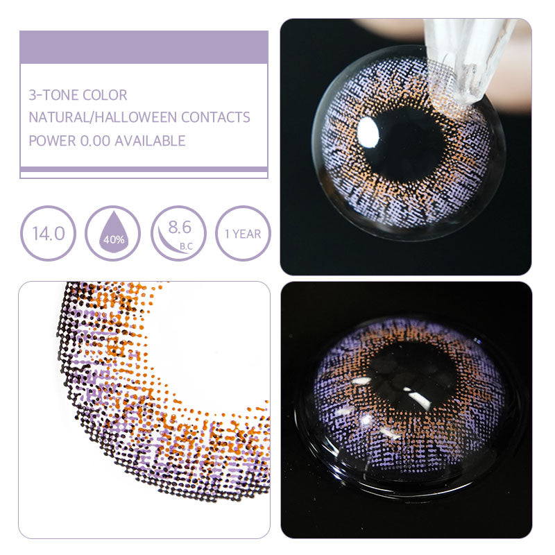 Eyeza Cherry Purple  | 1 Year