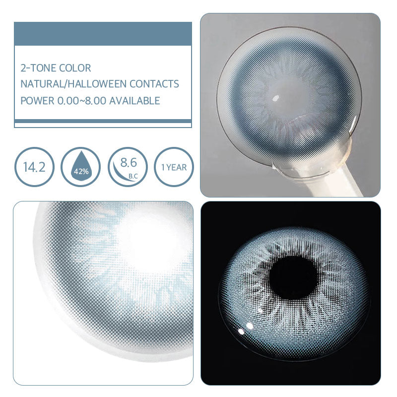 Eyeza Unspoken Mirage Blue | 1 Year