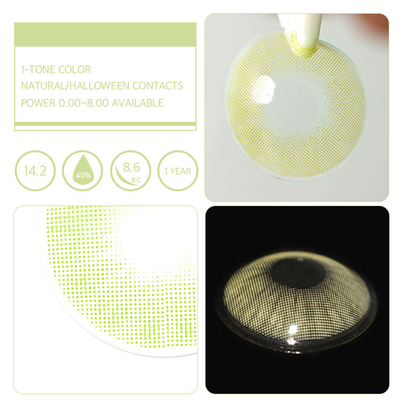 Eyeza Polar Lights Yellow Green | 1 Year