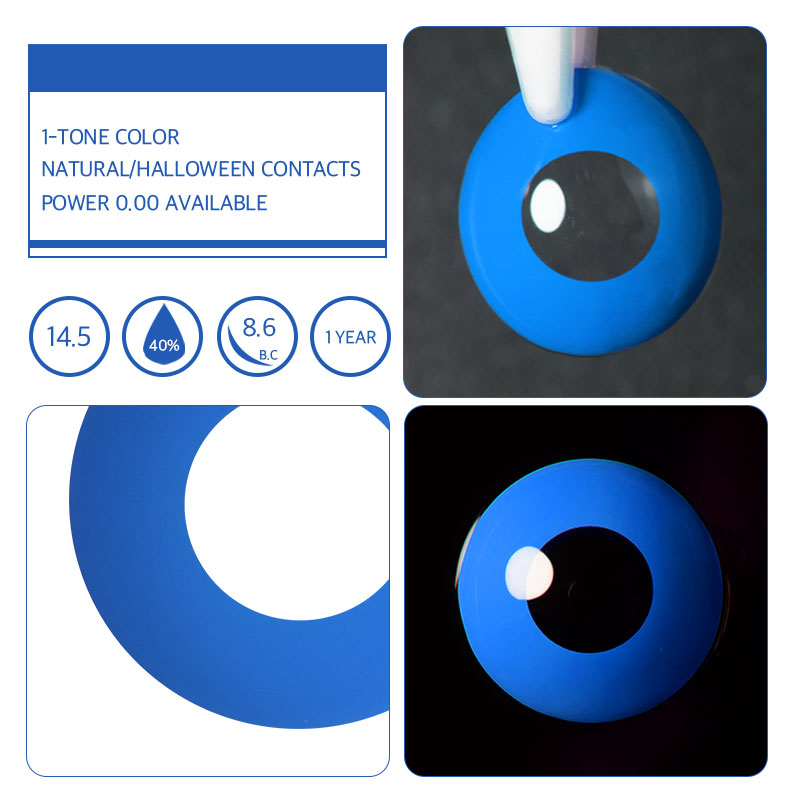 Eyeza Pure Dark Blue   | 1 Year