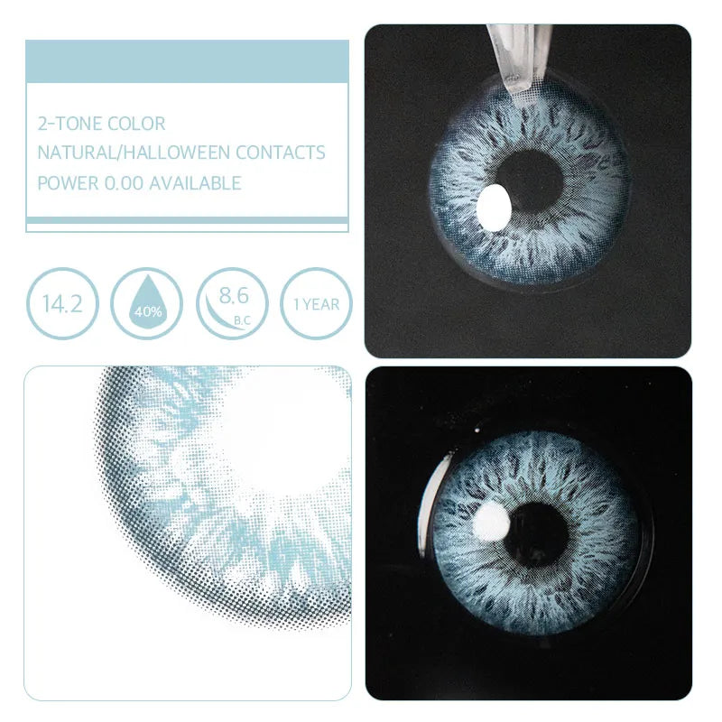 Eyeza Flirting Blue  | 1 Year