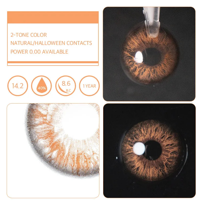 Eyeza Love Letter Brown  | 1 Year