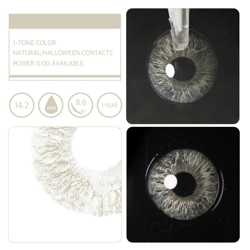 Eyeza Passion Grey  | 1 Year