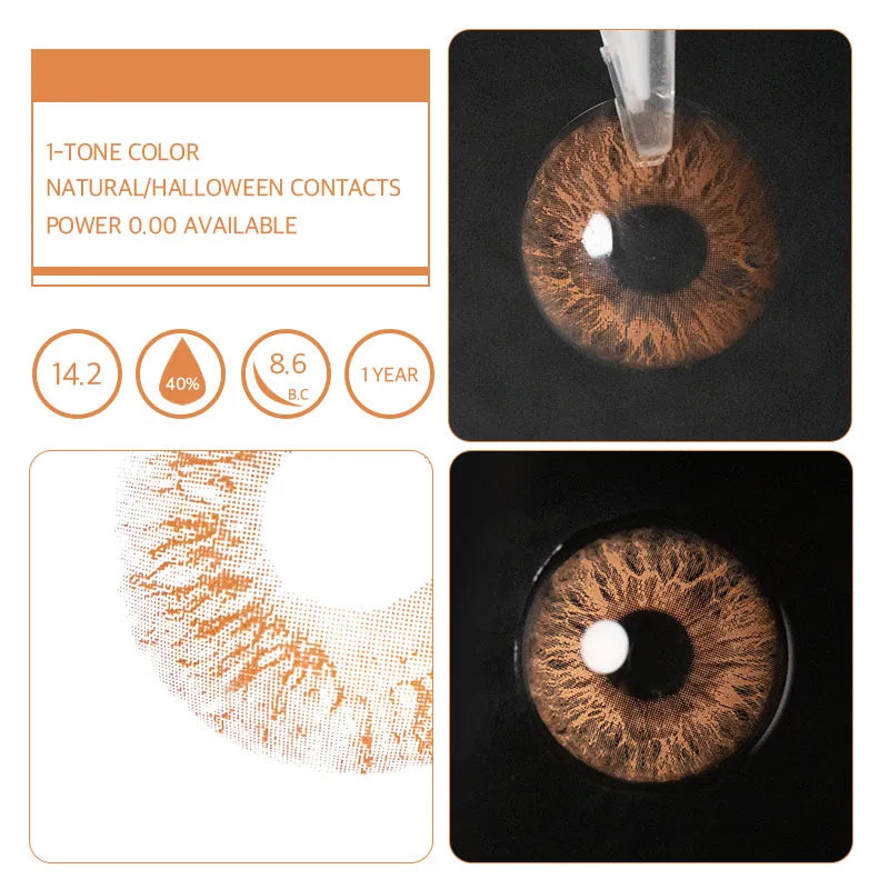 Eyeza Passion Brown  | 1 Year