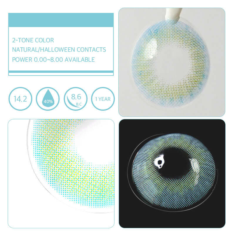 Eyeza Polar lights Blue  | 1 Year