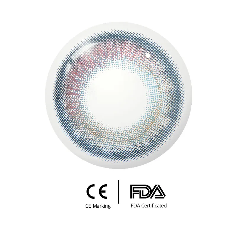 Eyeza Illusion Blue | 1 Year