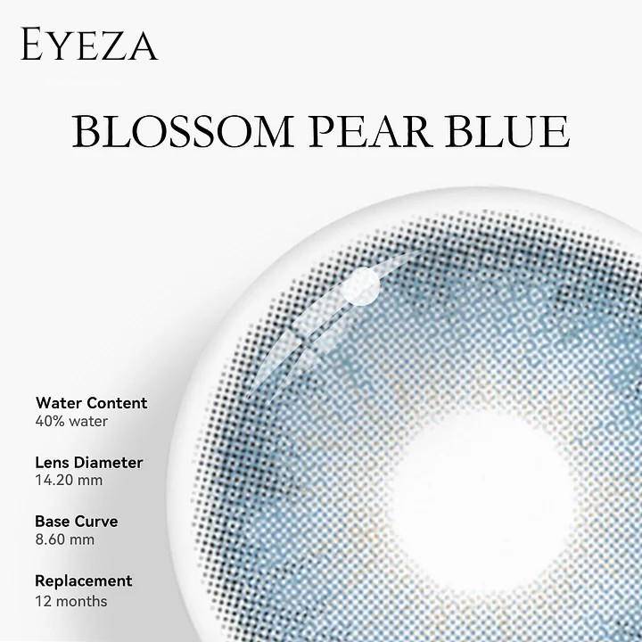 Eyeza Blossom Pear Blue | 1 Year