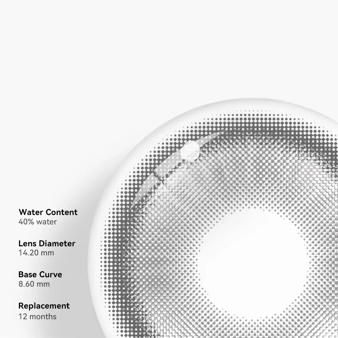 Eyeza Magic Coral Grey | 1 Year