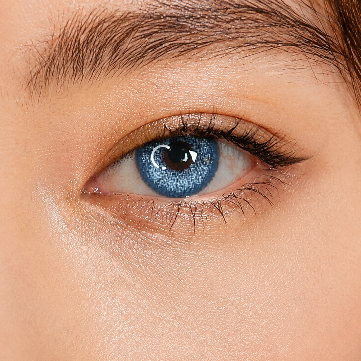 Eyeza Shimmer Blue | 1 Year