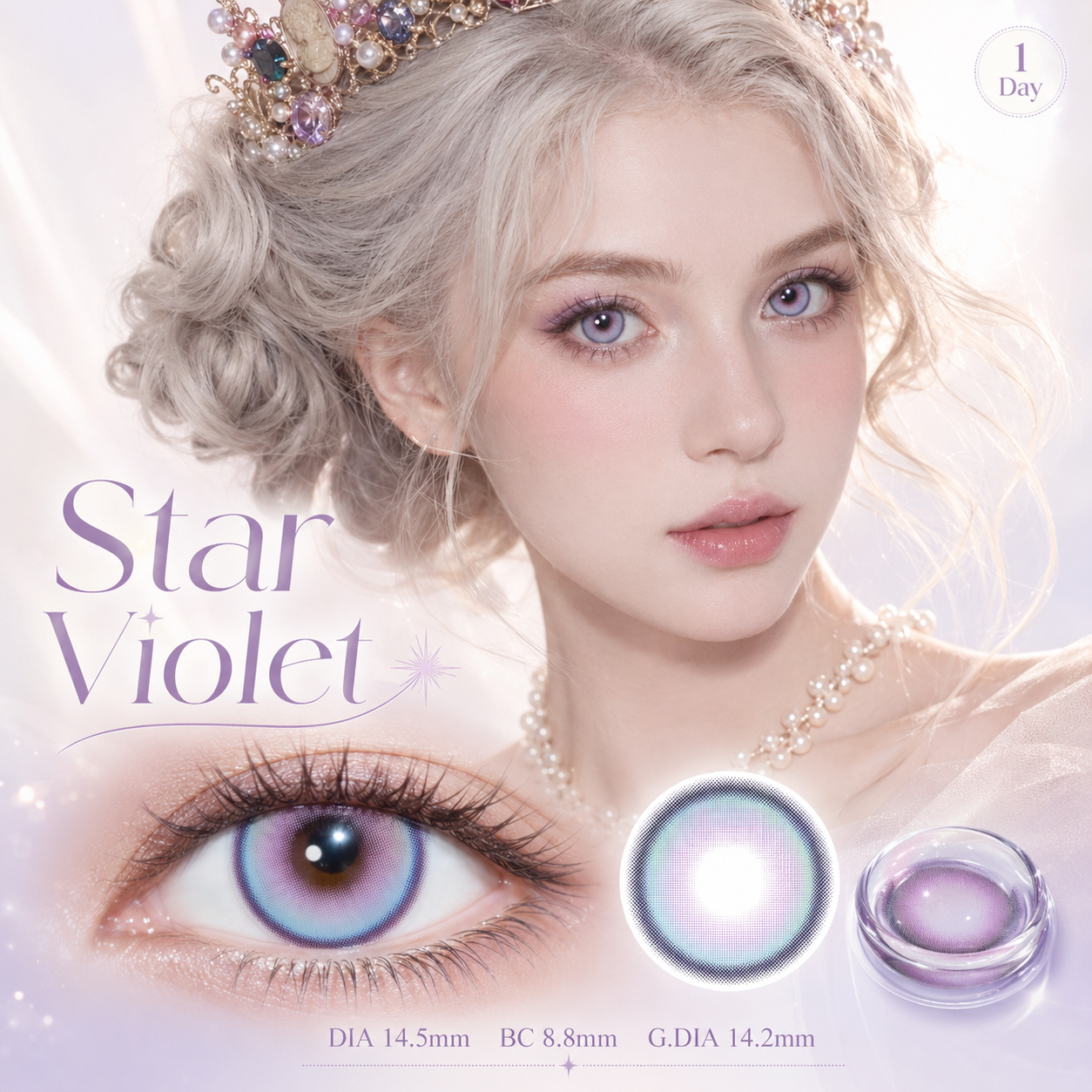 Eyeza Star Violet | 1 Day