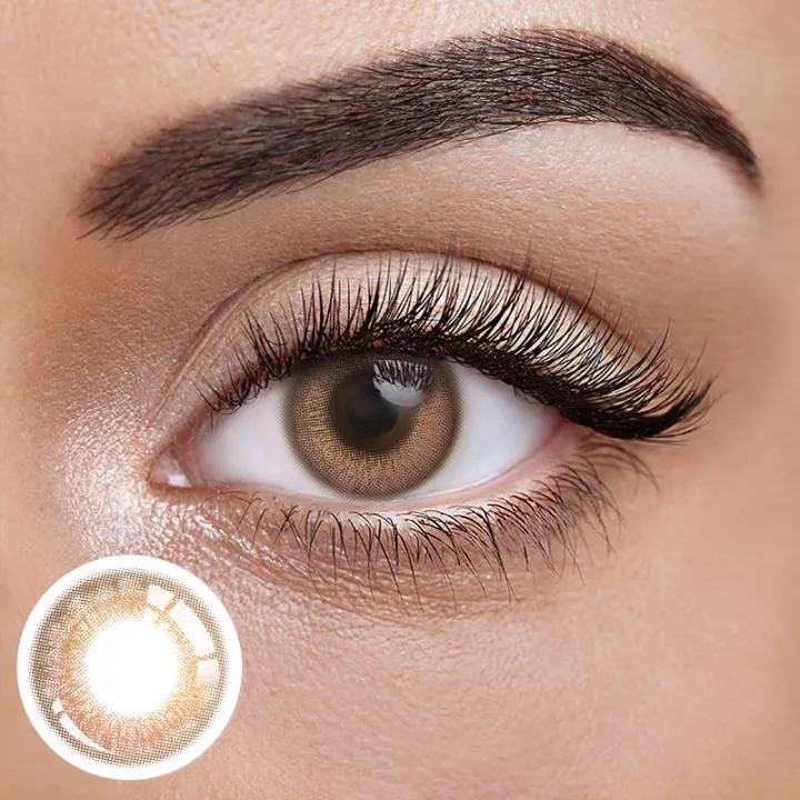 Eyeza Illusion Brown | 1 Year