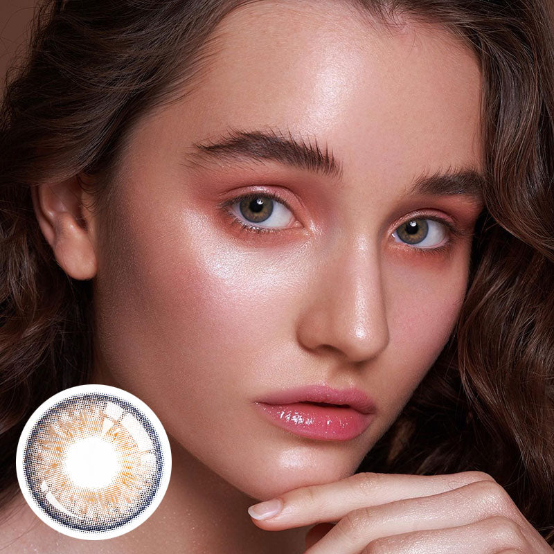 Eyeza Moonlight Pansy Brown  | 1 Year