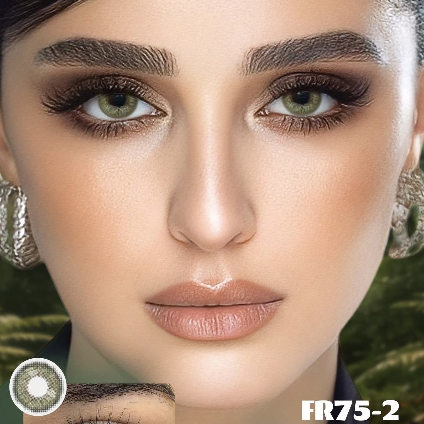 Eyeza Twilight Forest Green Colored Contacts | 1 Year