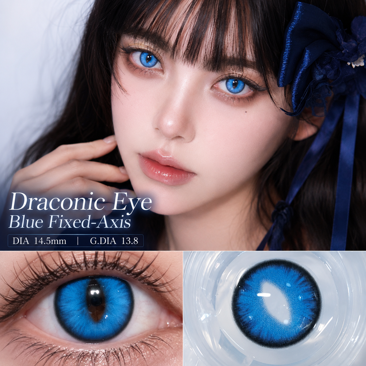 Eyeza Draconic Eye Axis Blue | 1 Day