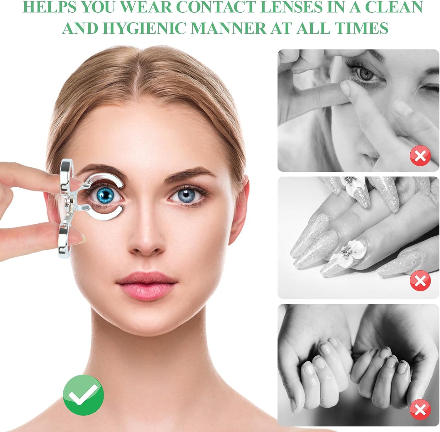Contact Lens Eyelid Stretcher