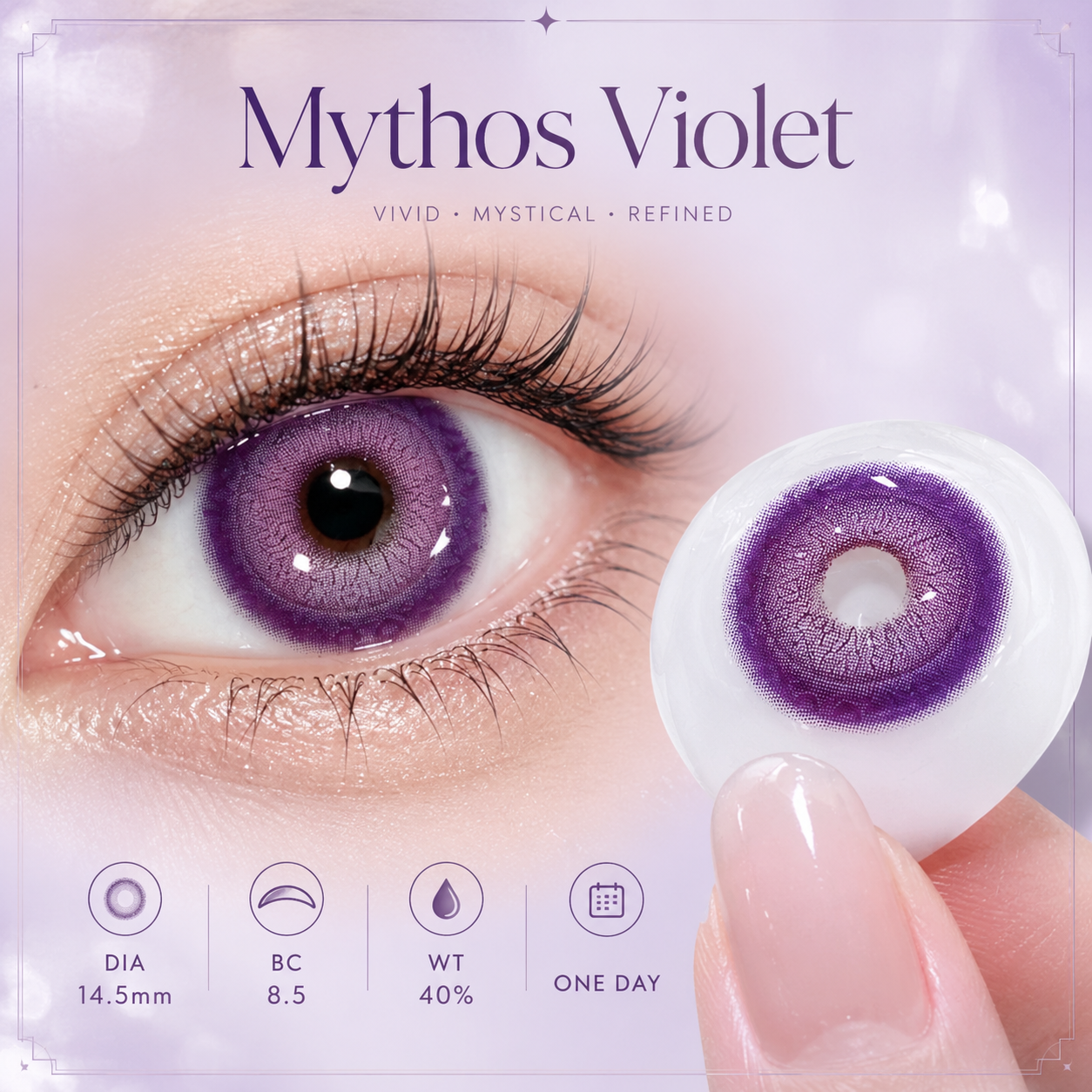 Eyeza Mythos Violet  | 1 Day