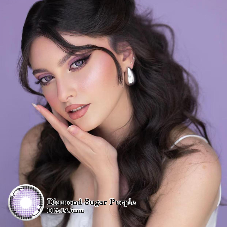 Eyeza Diamond Sugar Purple | 1 Year