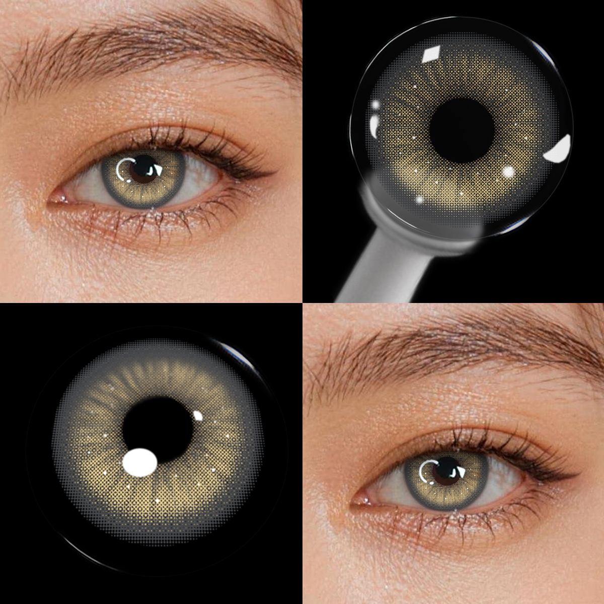 Eyeza Shimmer Brown | 1 Year