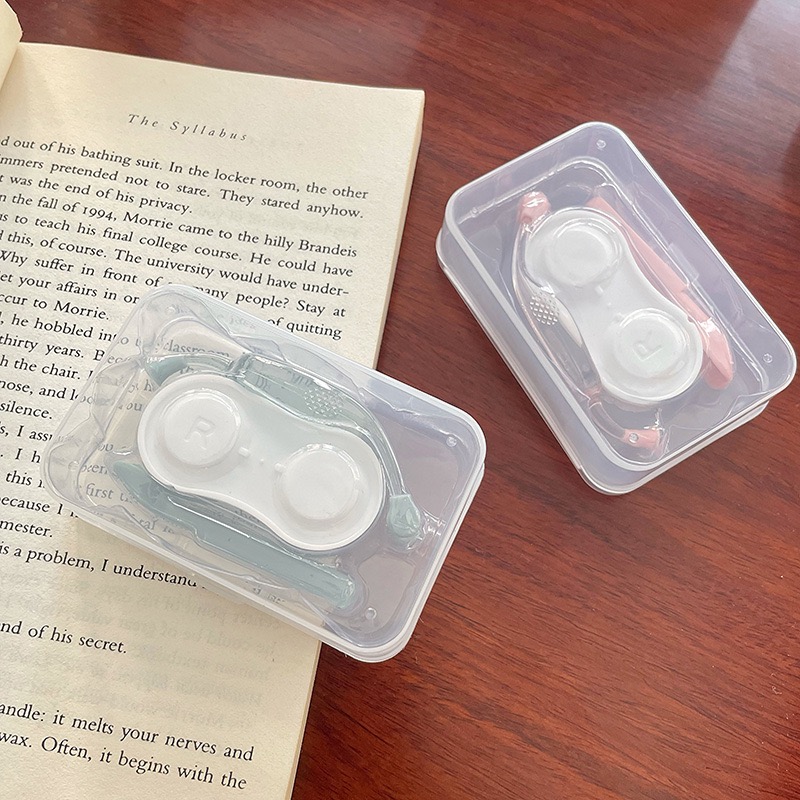 Contact Lens Wearing Tool（Silicone Soft Tweezer Stick Set）