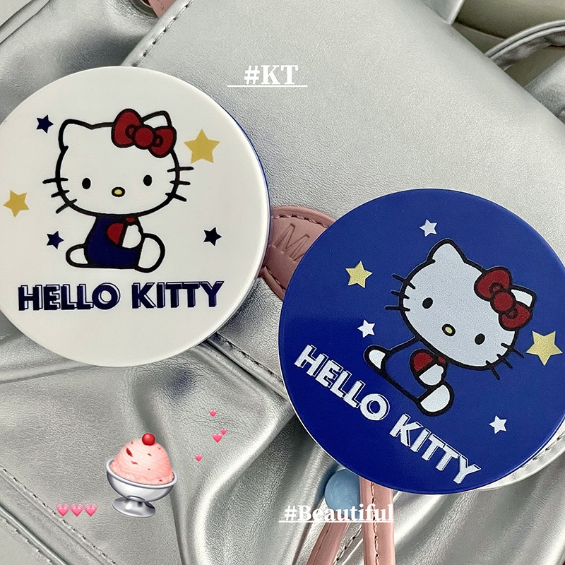 Hello Kitty Round Cute Cartoon Contact Lens Case