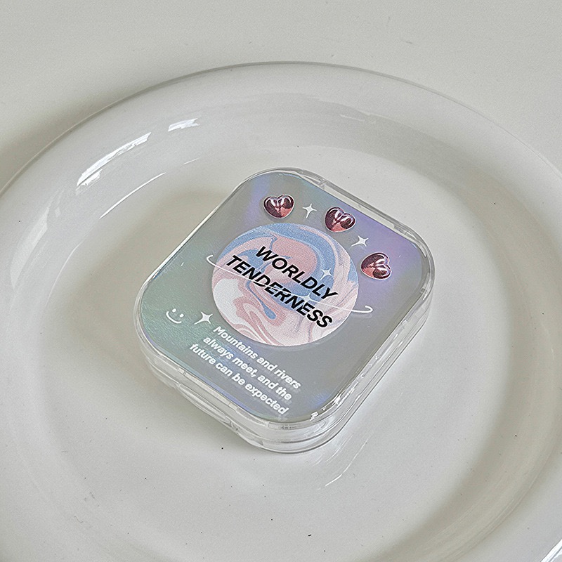 Dreamy Iridescent Cloud Transparent Lens Case 