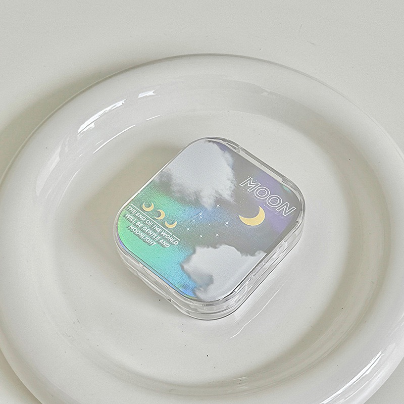Dreamy Iridescent Cloud Transparent Lens Case 
